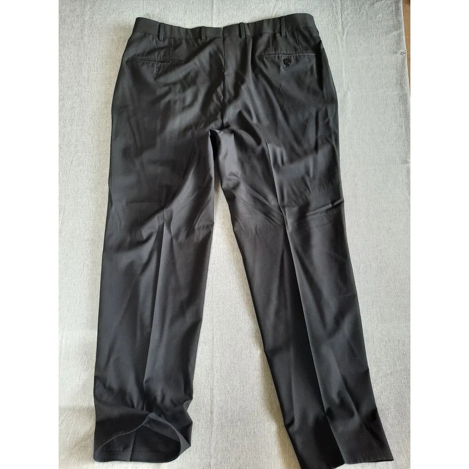 Ermenegildo Zegna Men Tg54 Slim Stretch Waistband Activewear Lined Dress Pants - Image 2 of 4