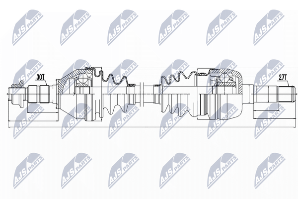 NTY NPW-PL-043 Antriebswelle FüR Cadillac, Opel, Saab, Vauxhall-image
