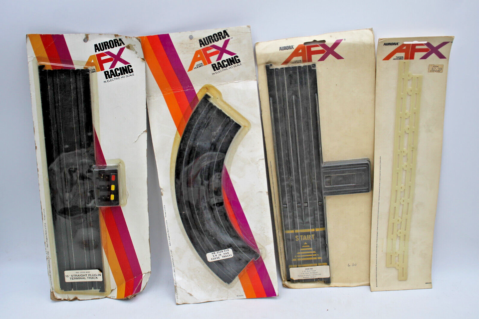 13 Pounds 1970s Aurora AFX HO Slot Car Track & Accessories Cull Lot eBay