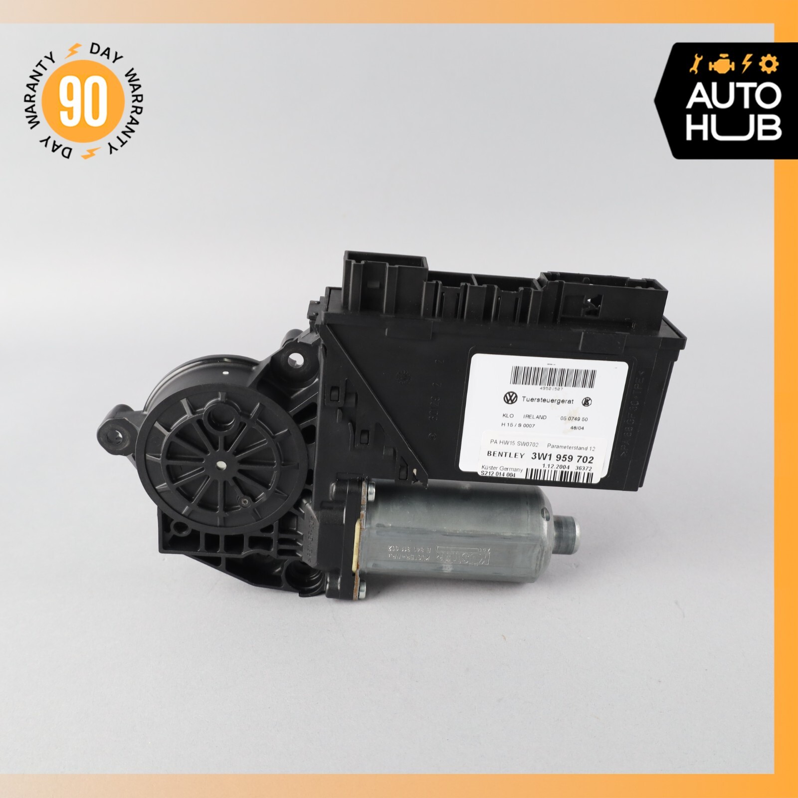 03-05 Bentley Continental GT Coupe Front Right Door Window Regulator Motor 53k