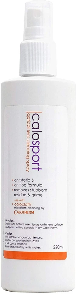 Calosport Anti-fog Sport Lens Cleaner Calotherm Optical Spray 220ml anti-mist