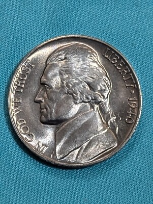 BEAUTIFUL 1940 D JEFFERSON NICKEL DDO 