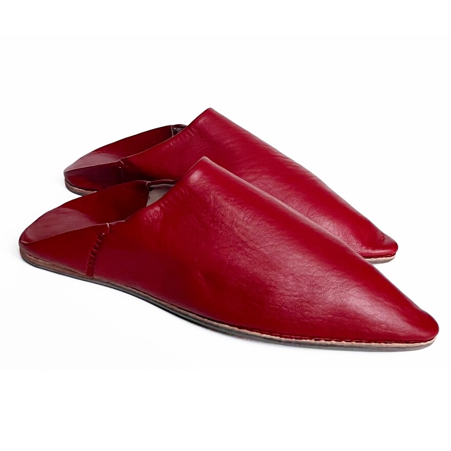Oriental Babouche Scarpe di Cuoio Marocchino Pantofole Pantofola