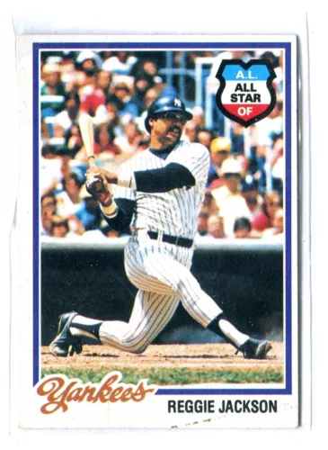 1978 Topps Reggie Jackson #200 HOF NEW YORK YANKEES (See Scans For Condition)