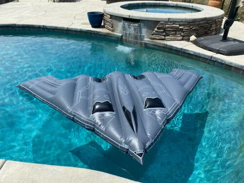 B-2 Stealth Bomber aufblasbares Schwimm Wasserfahrzeug 10' x 6' FLOAT *** - Bild 3 von 4