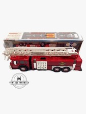 Vintage Sunoco Aerial Tower Fire Truck  W/Lights & Siren  14 1/2"  - 1995