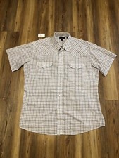Panhandle Slim Pearl Snap Short Sleeve Shirt Size XL Western Cowboy