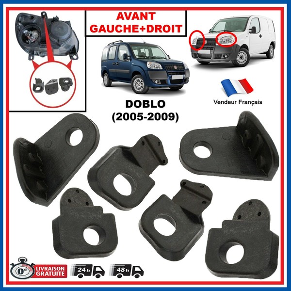 Satz Festsetzung Optik Scheinwerfer Links+Recht Nuckel Fiat Doblo 2005 à 2009-image