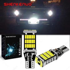 2 Reverse Backup Light T15 921 Bulbs For Silverado 1500 14-2019 6000K Cold White