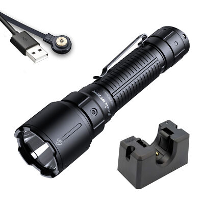 Fenix WF26R 3000 Lumen Rechargeable Flashlight with Mountable Charging Cradle