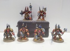 Warhammer 40k Chaos Space Marines Terminator Lord's Cadre Painted