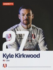 2025 Kyle Kirkwood Chili's Honda Dallara St Pete Indy Car Hero Card