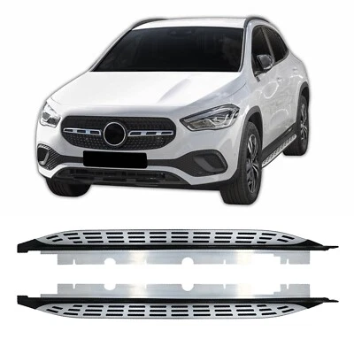 Marche-Pieds Latéraux Marche Pieds Aluminium Pour Mercedes GLA H247 Depuis 2019 - Photo 1/4