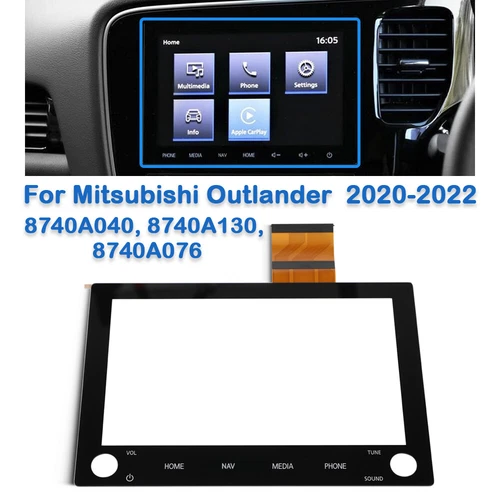 Para 19-2022 Mitsubishi Outlander Radio 8" NAV Pantalla Táctil LCD Digitalizador - Imagen 3 de 6