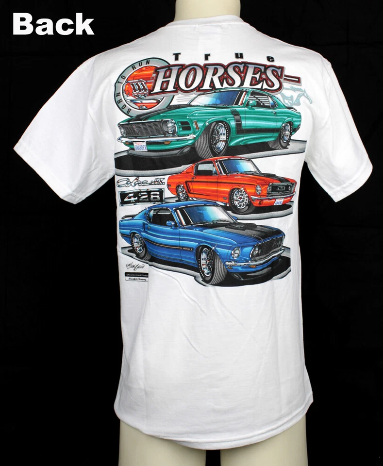 Ford Mustang Shelby GT500 Race 1969 Mach1 426 Copra Jet Muscle US Car T- Shirt - Bild 1 von 2