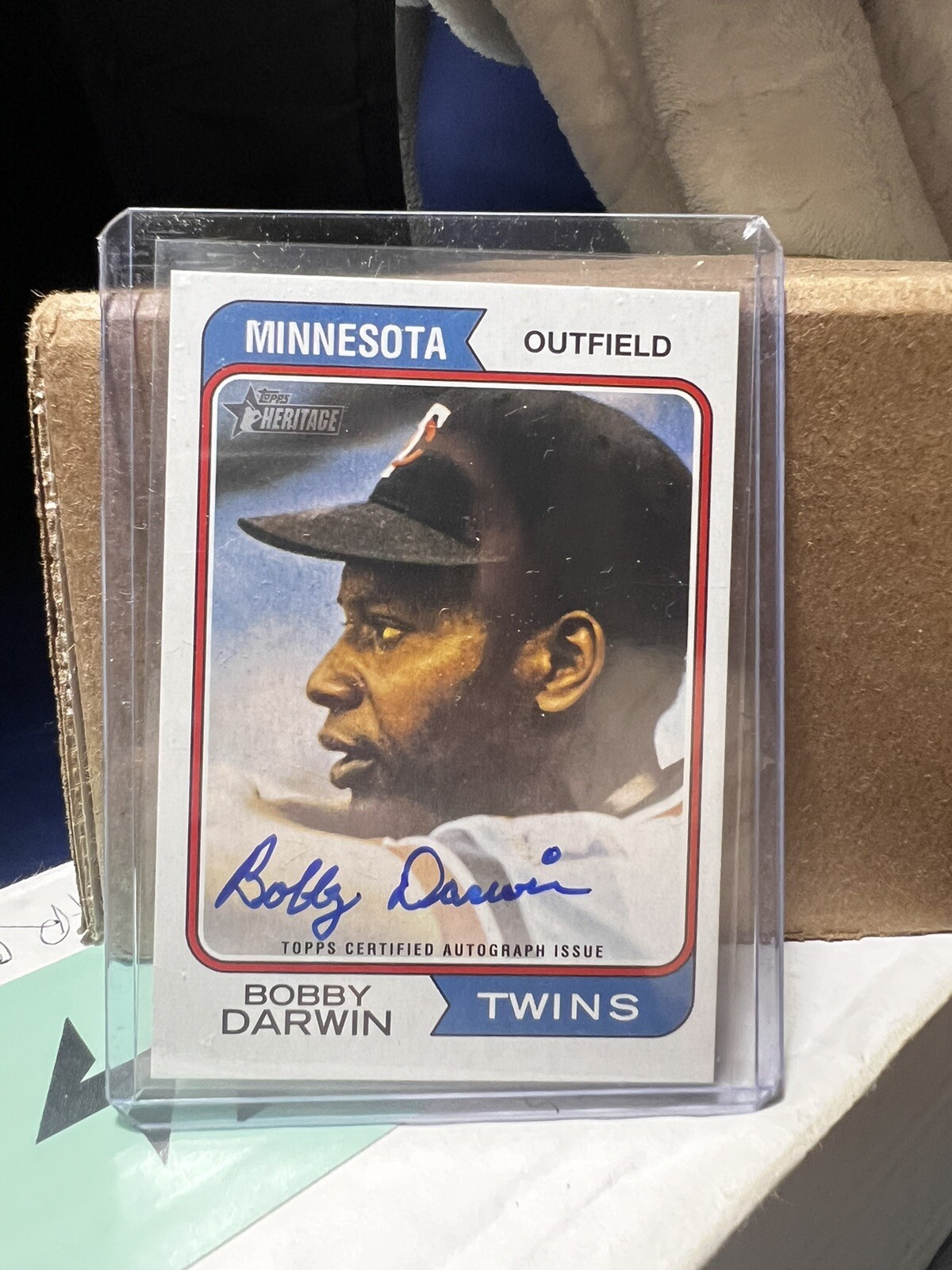2023 Topps Heritage Bobby Darwin REAL ONE AUTO Autograph #74RO-BDN Twins