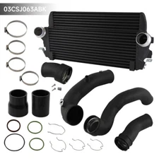 Intercooler w/ Charge Pipe Kit + Boost Pipe For BMW F10 FX 535i 640i 740i N55 