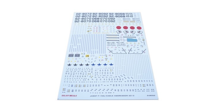1/48 F-15DJ JASDF Eagle Aggressor 2013 Special Paint Mask Decal for G.W.H L4815