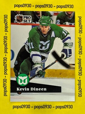 Kevin Dineen, Hartford Whalers, 1991, Pro Set, #89