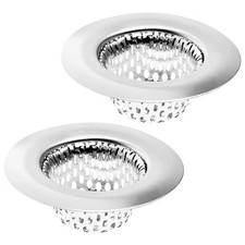 2 Pack - 2.25" Top / 1" Basket- Sink Strainer Bathroom, Utility, Slop, Laundr...