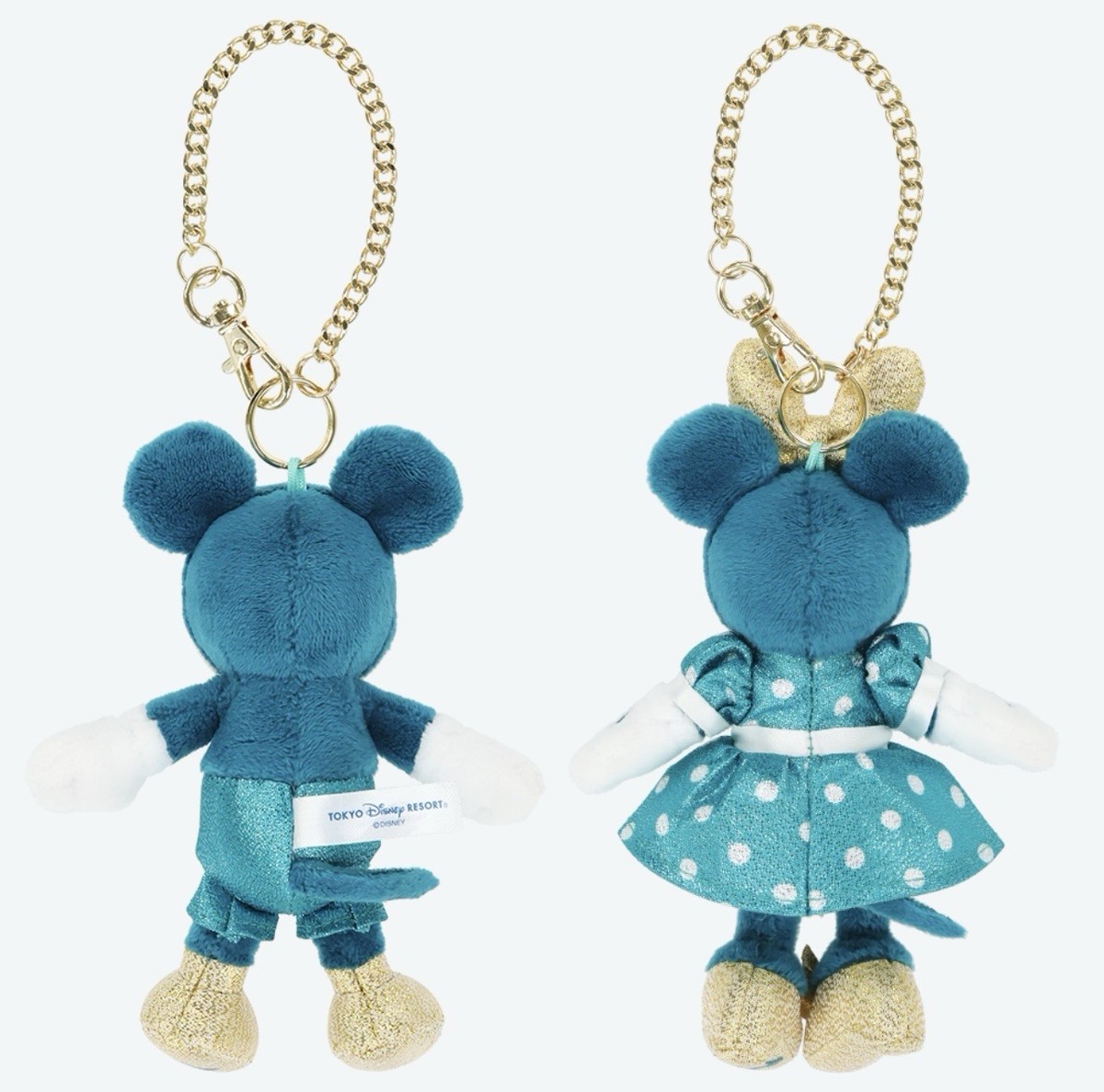 Tokyo Disney Sea 25th Anniversary Mickey Minnie Plush Charm