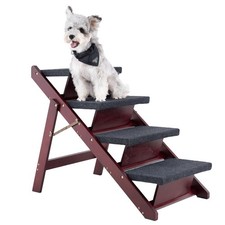 Portable 3-in-1 Foldable Pet Stairs  Ramp for Small Dogs  Cats - 220lb