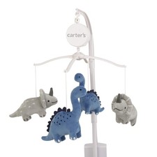 Dino Adventure Gray  Blue Musical Mobile, Grey, Blue