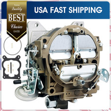 4bbl Carburetor For Edelbrock 1901r Rochester Quadrajet 4mv Chevrolet 1966-1973
