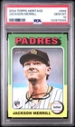 🔥 2024 TOPPS HERITAGE JACKSON MERRILL #689 ROOKIE RC GEM MINT PSA 10 🔥