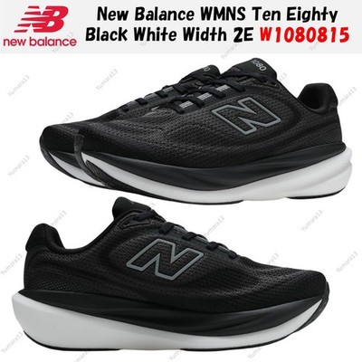 New Balance WMNS Ten Eighty Black White Width 2E W1080815 Women's