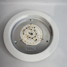 Hampton Bay Caprice 52" Matte Ceiling Fan White Light Kit Plate & LED Assembly