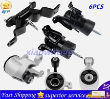 6pcs Motor Trans Mount Set Fits For Pathfinder 3.5L FWD for Auto Trans 13-16