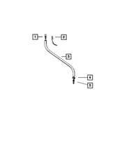 Genuine Mopar Axle Vent Hose 52098655AB