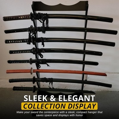 Floor Sword Display Stand Rack for Collectible Blades Holder