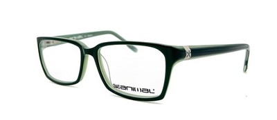 NEW ANIMAL ALO D05 COL.107 GREEN AUTHENTIC EYEGLASSES 52-15-135