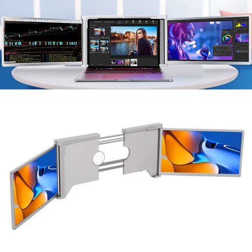 S300 13.3in Triple Laptop Screen Extender For 13.3in To 17.3in Laptop FHD 10 NEW - Afbeelding 9 van 12