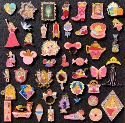 Disney Sleeping Beauty, Aurora Individual Pins