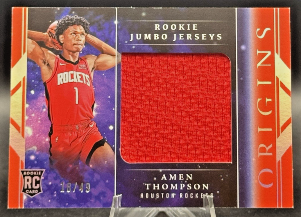 Amen Thompson 2023-24 Panini Origins Rookie Jumbo Jerseys /49 | eBay