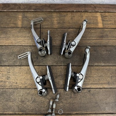 Vintage Shimano Deore XT BR-M739 V-Brake Set Silver F/R MTB Bike