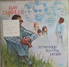 Ray Charles A Message From The People Vinyl Record LP VG+/VG SPB1060 1972