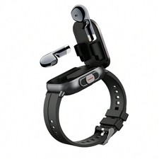2 In 1 Smartwatch With Built In Wireless Earbuds 60H Total Playtime Touch Contro