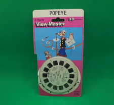 Vintage Viewmaster 3 Reels 21 3D Pictures Popeye The Sailor Man