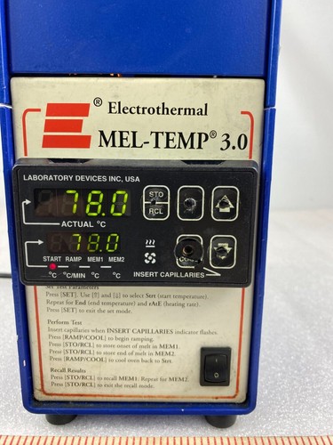 Thermo Scientific Mel-Temp 3.0 Model 1401 – Melting Point Apparatus (Parts/Repai - Picture 2 of 10