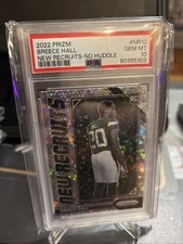 2022 Prizm Brece Hall New Recruits No Huddle Gem Mint 10 PSA Fast S/H