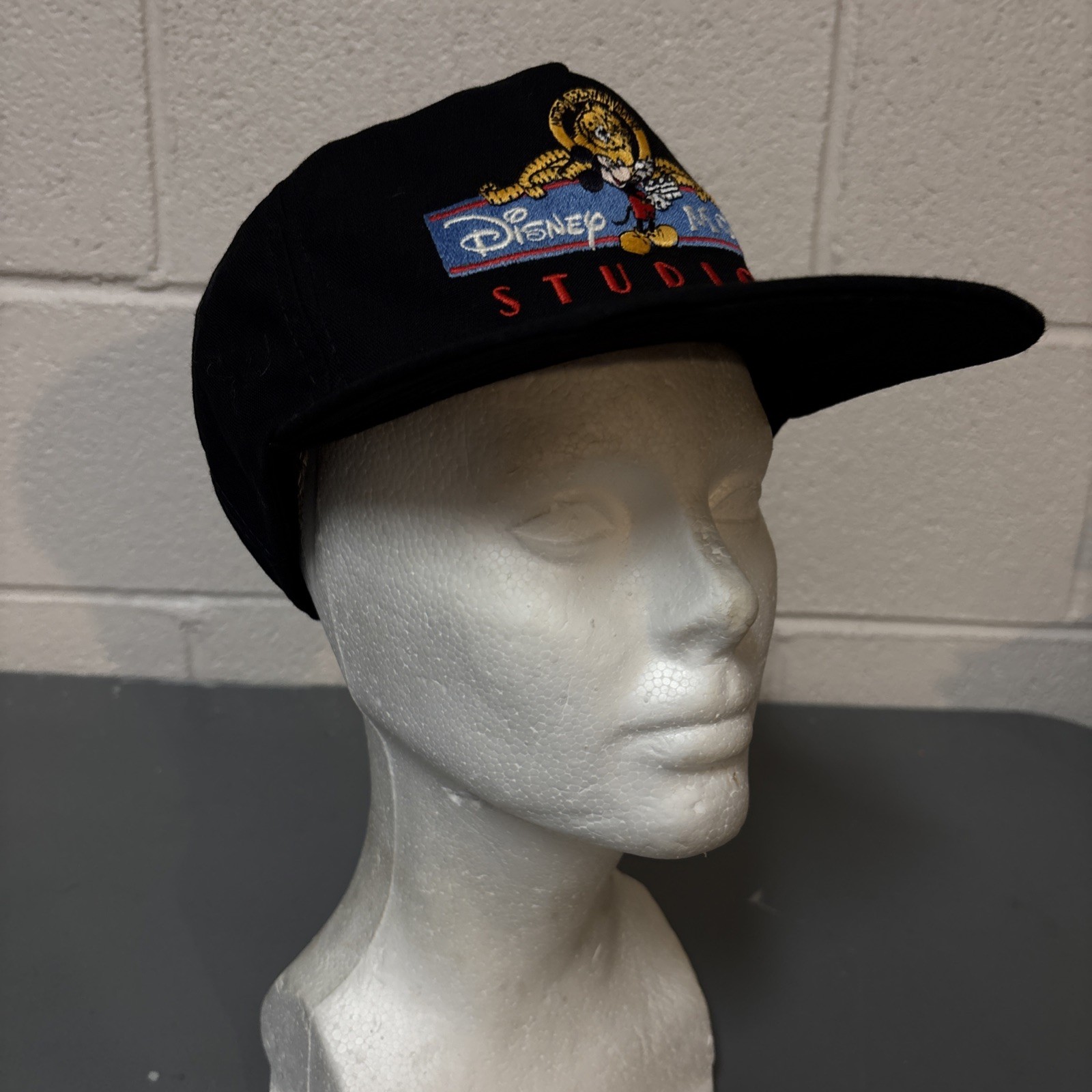 Vintage 1987 Disney MGM Studios Tours Snapback Hat Mickey Mouse Made In USA