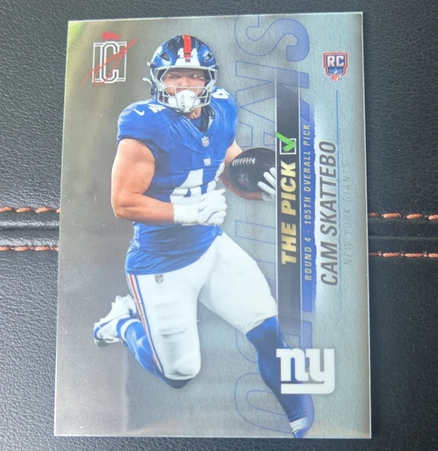 2025 Topps Signature Cam Skattebo Base (RAW)