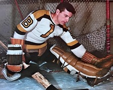  HOCKEY PHOTO PRINT NHL  BOSTON BRUINS GOALIER FRANK BRIMSEK 