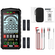 HABOTEST HT126A Digital Multimeter Volt Am Ohm Tester True RMS with Battery