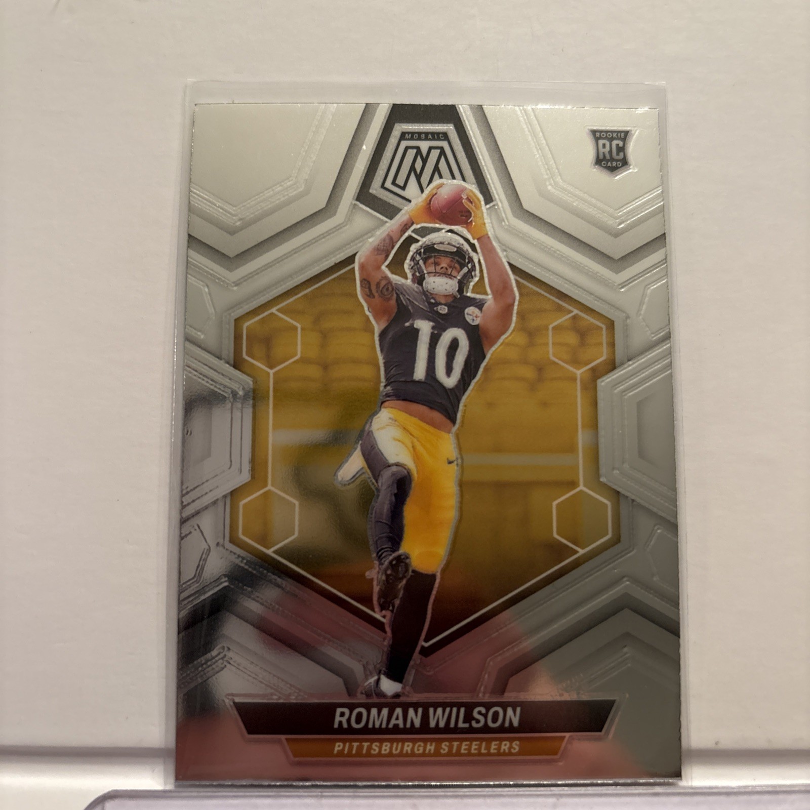 2024 Panini Mosaic - Rookies Roman Wilson #369 Silver Prizm (RC)