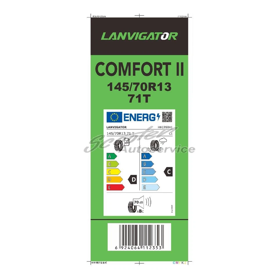 1x 145/70R13 71T Lanvigator Sommer-Reifen COMFORT 2 | 47496 - Bild 2 von 3